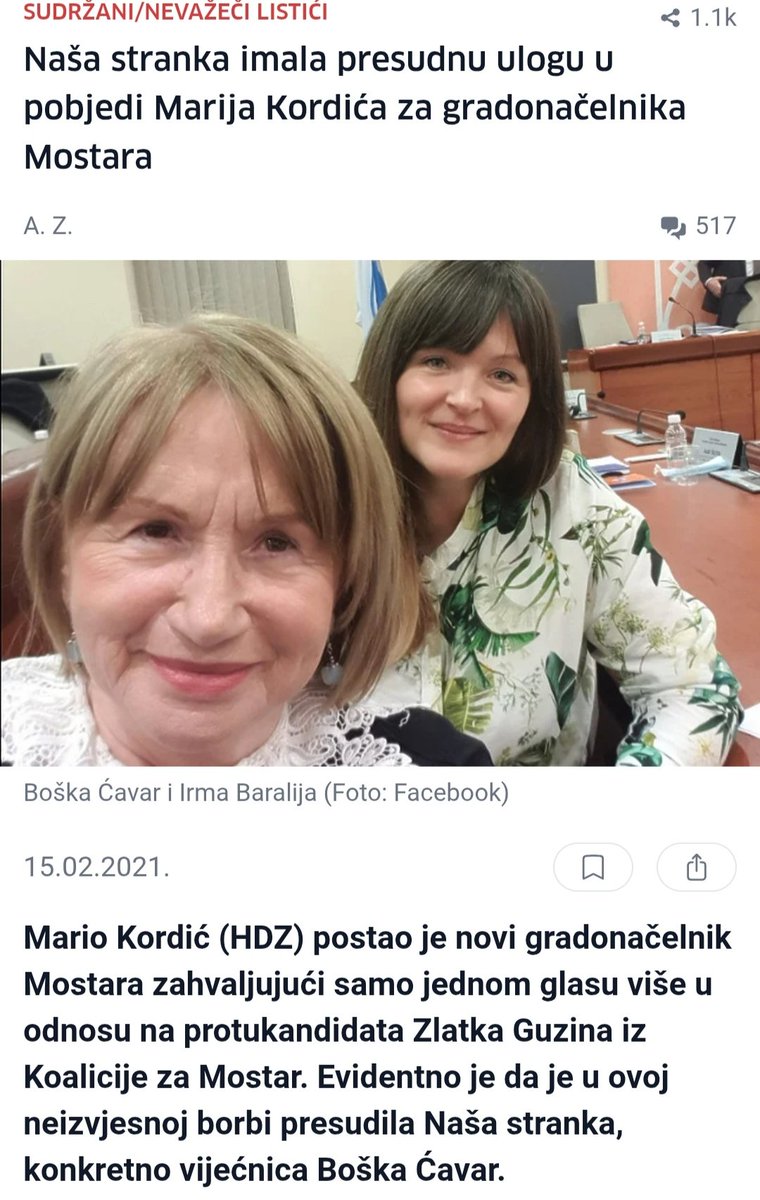 jasminkoMostar's tweet photo. @seadnum Prije svega,da se ne zaboravi i ponoviti gradivo,odakle Kordić gradonačelnik Mostara. 
Koji su to akteri ključni da on bude ovo što jest i da radi protivzakonito i vrši diskriminaciju nad Bošnjacima koji mu očito smetaju Za njih (HDZ) zakoni ne postoje! 

 Zašto su nedodirljivi? https://t.co/e8ovRLrOPc