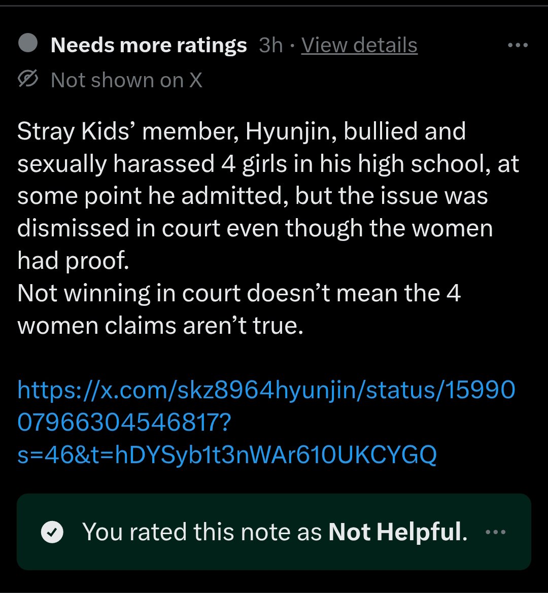 SKZ_CNteam's tweet photo. #STAY

‼️‼️ ATTENTION ‼️‼️

One of the notes should be rated NOT HELPFUL https://t.co/qkiQ3BDDYj