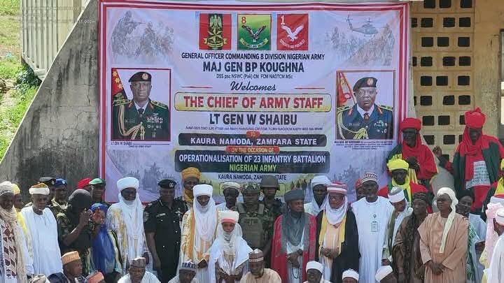 abdul_donjay's tweet photo. Nigerian Army activates 3 new Infantry Battalions in Bakura, Kaura Namoda &amp; Anka, expanding security operations and improving rapid response under Operation Fansan Yamma to protect communities and restore lasting peace in Zamfara. https://t.co/VtsijSz2mL