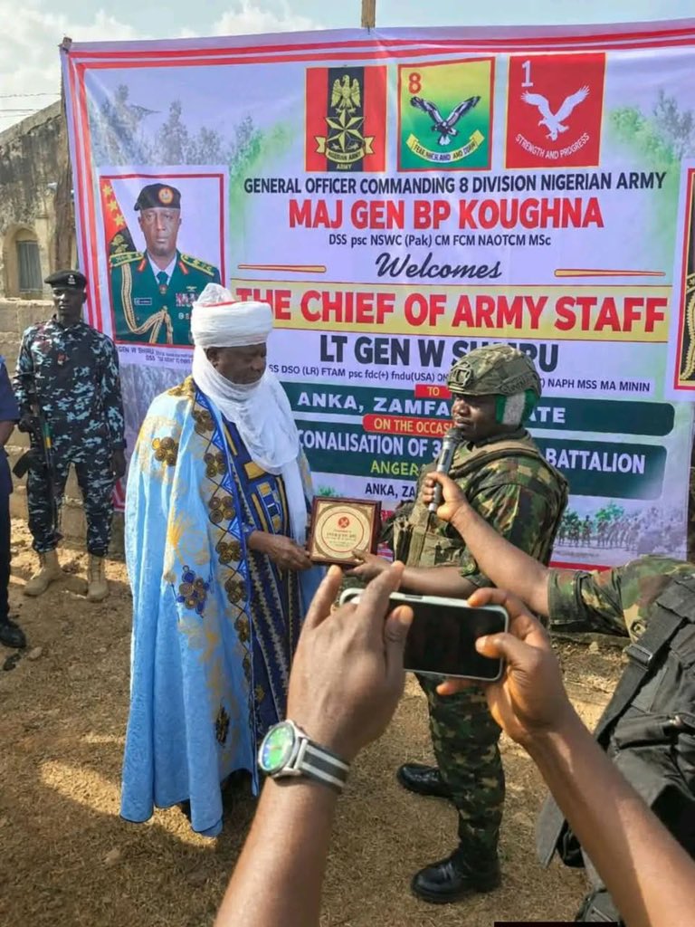 abdul_donjay's tweet photo. Nigerian Army activates 3 new Infantry Battalions in Bakura, Kaura Namoda &amp; Anka, expanding security operations and improving rapid response under Operation Fansan Yamma to protect communities and restore lasting peace in Zamfara. https://t.co/VtsijSz2mL
