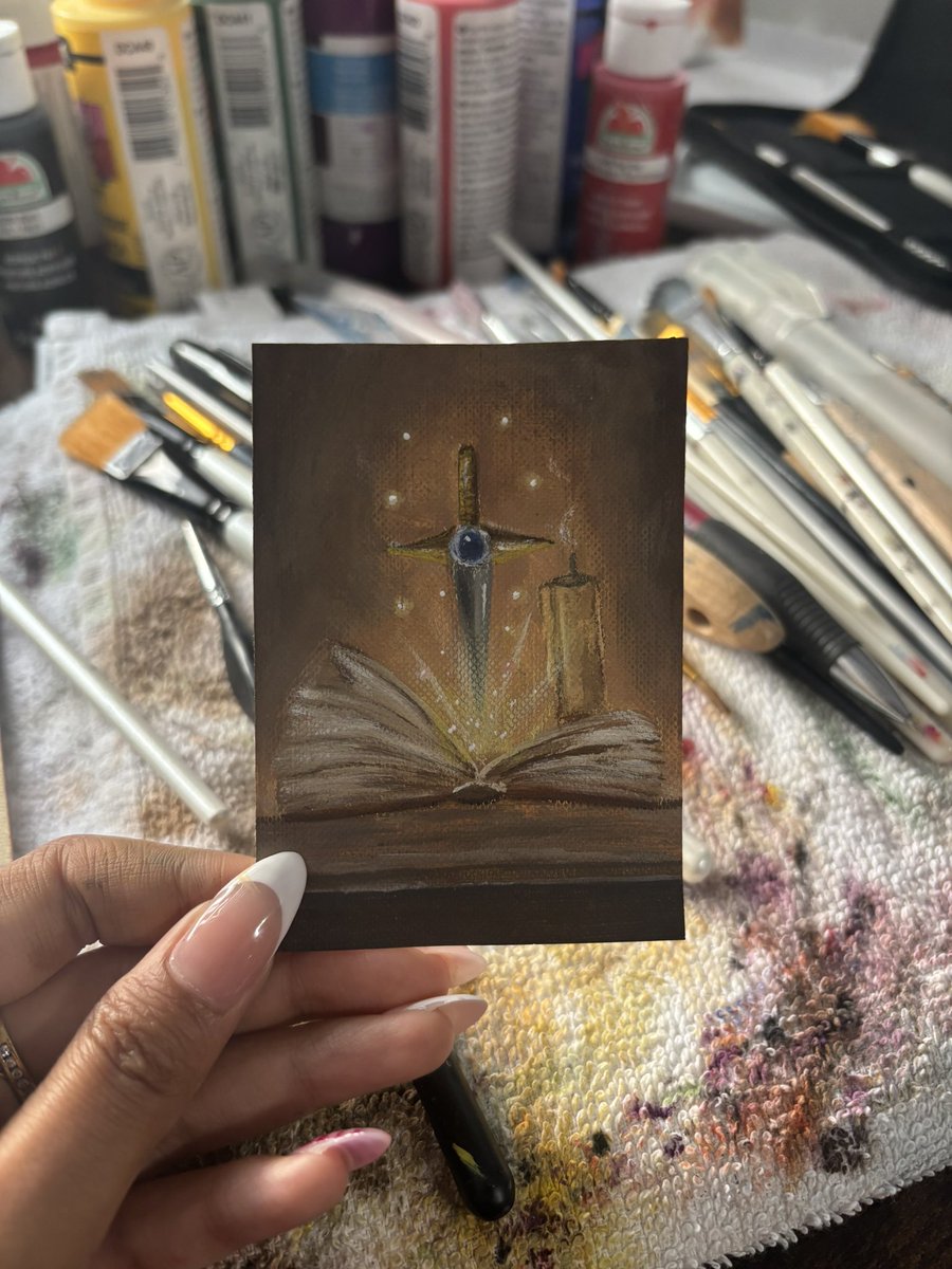 userliketopaint's tweet photo. This piece is called Guardians.
Also an original painting 
Acrylics - 2026 
#artist #acrylicpainting #painting #art #artoftheday https://t.co/tE2DZ8CLpO