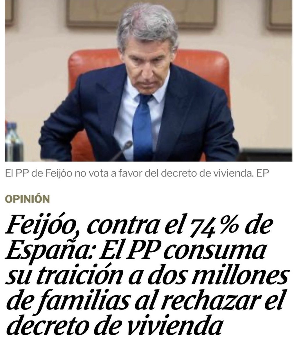 TucoGar's tweet photo. @NunezFeijoo Para trampa las políticas de la banda pepera, que sois más de proteger a los fondos buitre y a los grandes tenedores pero vivís como ricachones a costa de la clase trabajadora.
Por cierto, ¿quién paga el alquiler de tu vivienda en Madrid, Alberto Lancha? https://t.co/DhUFK5pG5P