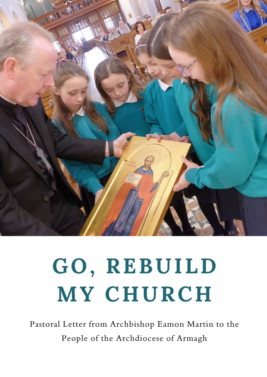 ArmaghYouth's tweet photo. Archbishop Eamon’s pastoral letter on our Diocesan Congress is now available to read.

The letter will be read at Masses across the Archdiocese this weekend. It reflects on what we heard at the Congress and invites us to take the next steps together, putting its hopes for youth, family and faith into practice.

Please take time to read it, and share it with your family, friends, parish, school or community.  Some resources will be released in the coming days to help parishes, families, schools and other groups to reflect on the letter and begin thinking about the task of bringing the vibrant vision of the Congress to life. 

📖 Read the Pastoral Letter
https://t.co/VnkYUJ5RAi

📖 Read the Congress Report
https://t.co/lbKtke2Oud