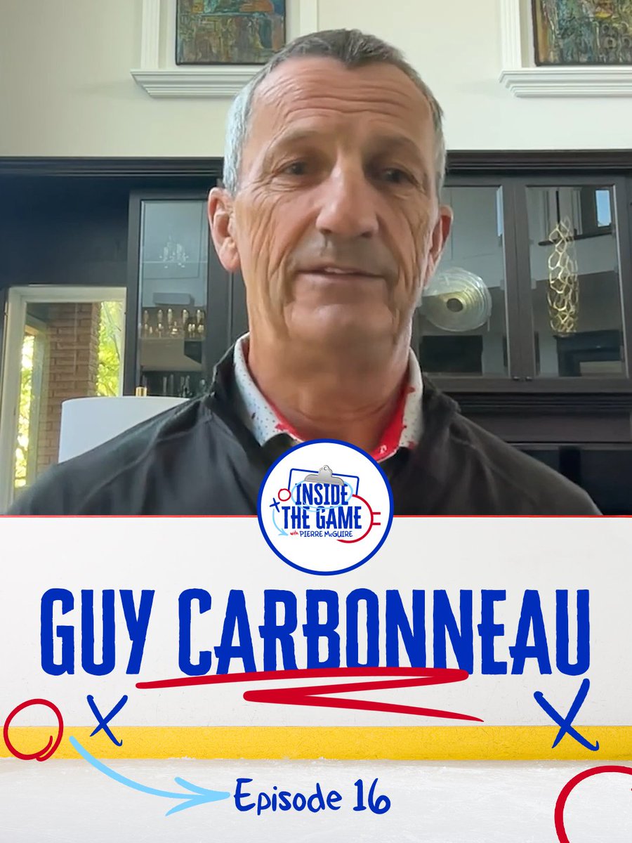 pierre_itg's tweet photo. Guy Carbonneau joins Pierre McGuire to talk Canadiens leadership, shutting down Wayne Gretzky, Patrick Roy, the 1993 Stanley Cup, winning in Dallas, and what it takes to build a Hall of Fame hockey life.

Watch it now: https://t.co/ACpJMhhZyt

#InsideTheGame #PierreMcGuire #GuyCarbonneau #StanleyCup #NHL