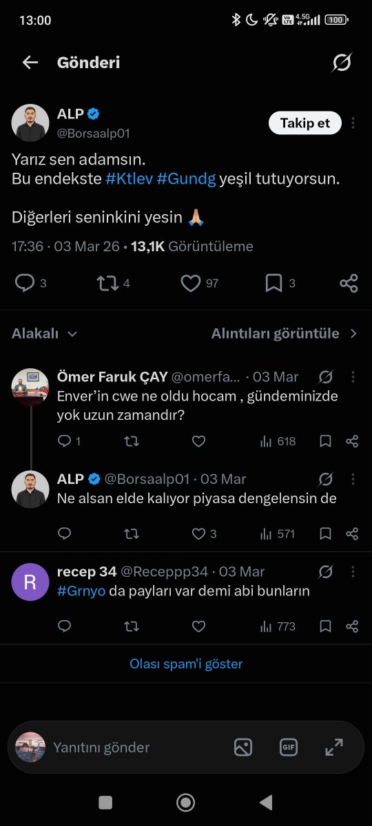 cigerlix's tweet photo. @Borsaalp0058 hesabının X’te #hisse pazarlaması ve ücretli üyeliklerle yatırımcıları #Telegram gruplarına yönlendirmesi incelenmeli; ilgili mevzuat kapsamında gerekli işlemler yapılmalıdır. @spkgovtr @EmniyetGM @Jandarma @adalet_bakanlik @abakingurlek  @iletisim @Support #ihbar https://t.co/dP92ne3yLJ