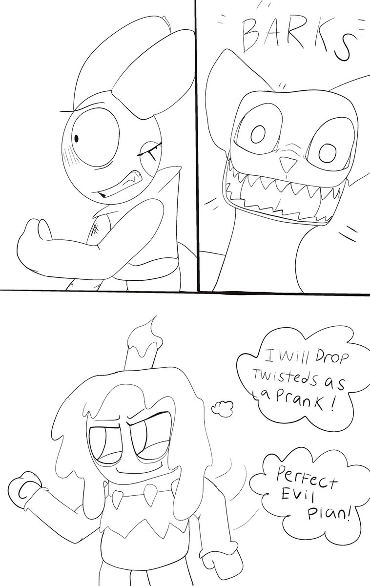 Rinoah112's tweet photo. Short mini comic of one of the runs I did with my bf and his friend lol (I was looey) #dandysworld #dwcomic #art https://t.co/o3v2WLXdsN