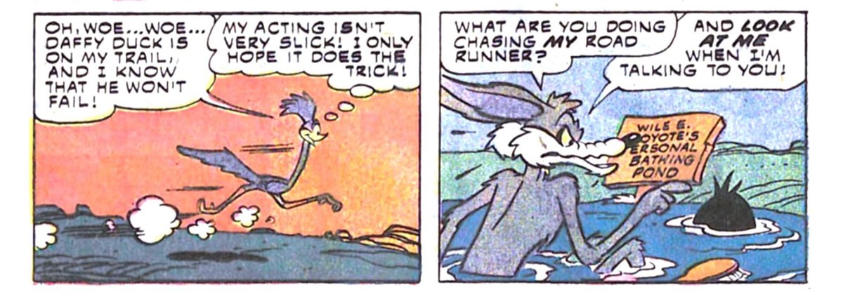 purpledraws64's tweet photo. @therosegates This is more funny if you know the whole context, RR was making Wile E jealous on purpose https://t.co/pNtHuxXv7t