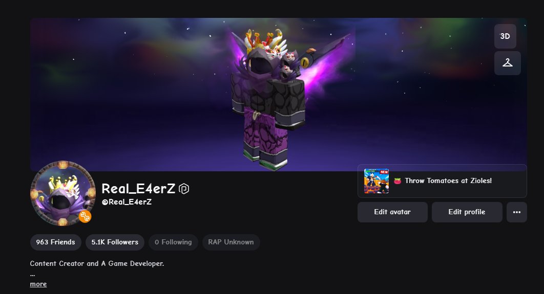 E4erZ's tweet photo. Yo Thanks @Roblox for these 2 Crown of 0's. #roblox #robloxdev #gamedev https://t.co/Hozd1rRQ31