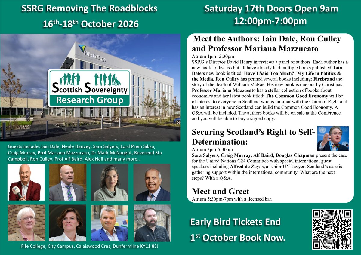 SSRG2021's tweet photo. Less than 3 hours to book early bird tickets for the #SSRGConference @LiberationScot @SSalyers2 https://t.co/wSgMXOLbBy