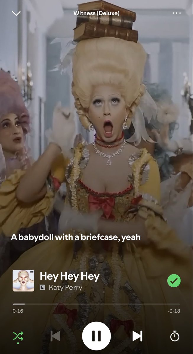 AmandaClarkeX's tweet photo. Katy’s team finally added Spotify canvases to all her discography. A win for me - that KP logo was annoying :D https://t.co/CioPhUEUaO