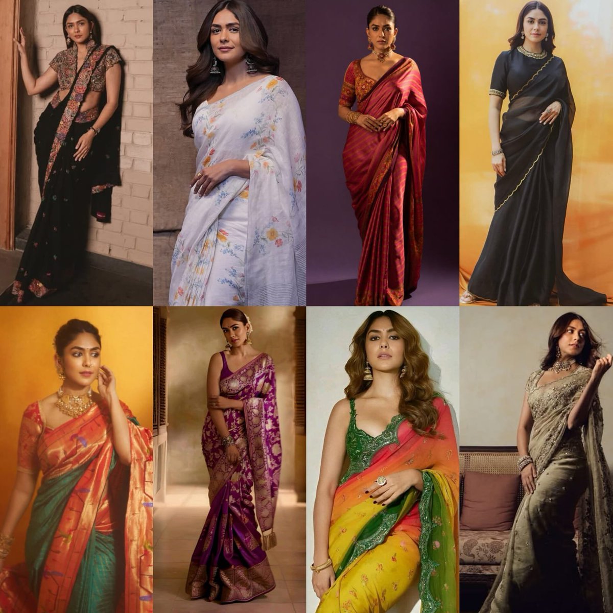 gayfortay833's tweet photo. Always wanna be Mrunal in saree https://t.co/OWfbu7s82t