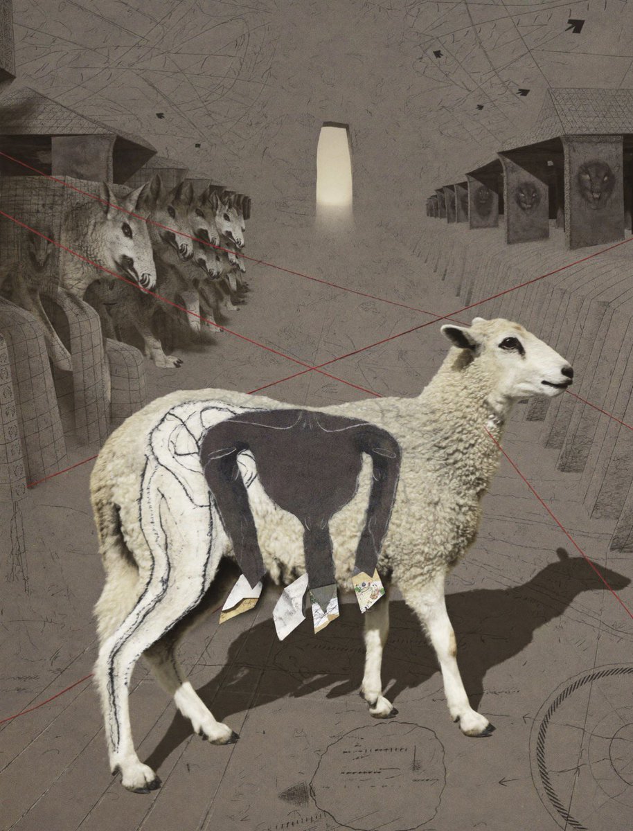 The__laram's tweet photo. I refused to be the victim.
I tried to escape the algorithm.
The wolves were part of it.
..
#digitalartㅤ #mixedmediaart https://t.co/HSHqXm9rUX