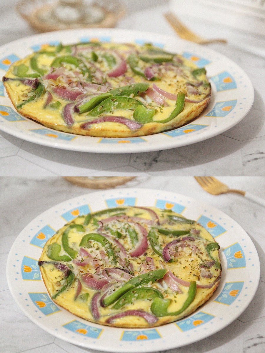 MerleGirardeau's tweet photo. Hoy probé una tortilla de patatas con un toque de cebolla caramelizada fácil, rica y lista en 20 minutos! https://t.co/atObzSIn83