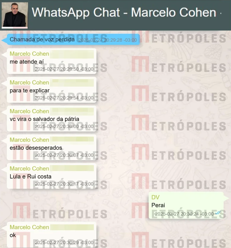 Metropoles's tweet photo. ➡️ MASTER | Vorcaro e sócio discutiram “solução” para COP30: “Lula e Rui desesperados”

Mensagens revelam que sócio de Vorcaro contratado pelo governo Lula para alugar navios procurou banqueiro para discutir "solução" para COP30

Saiba mais na coluna @igorgadelham https://t.co/QBe5vpFh6N