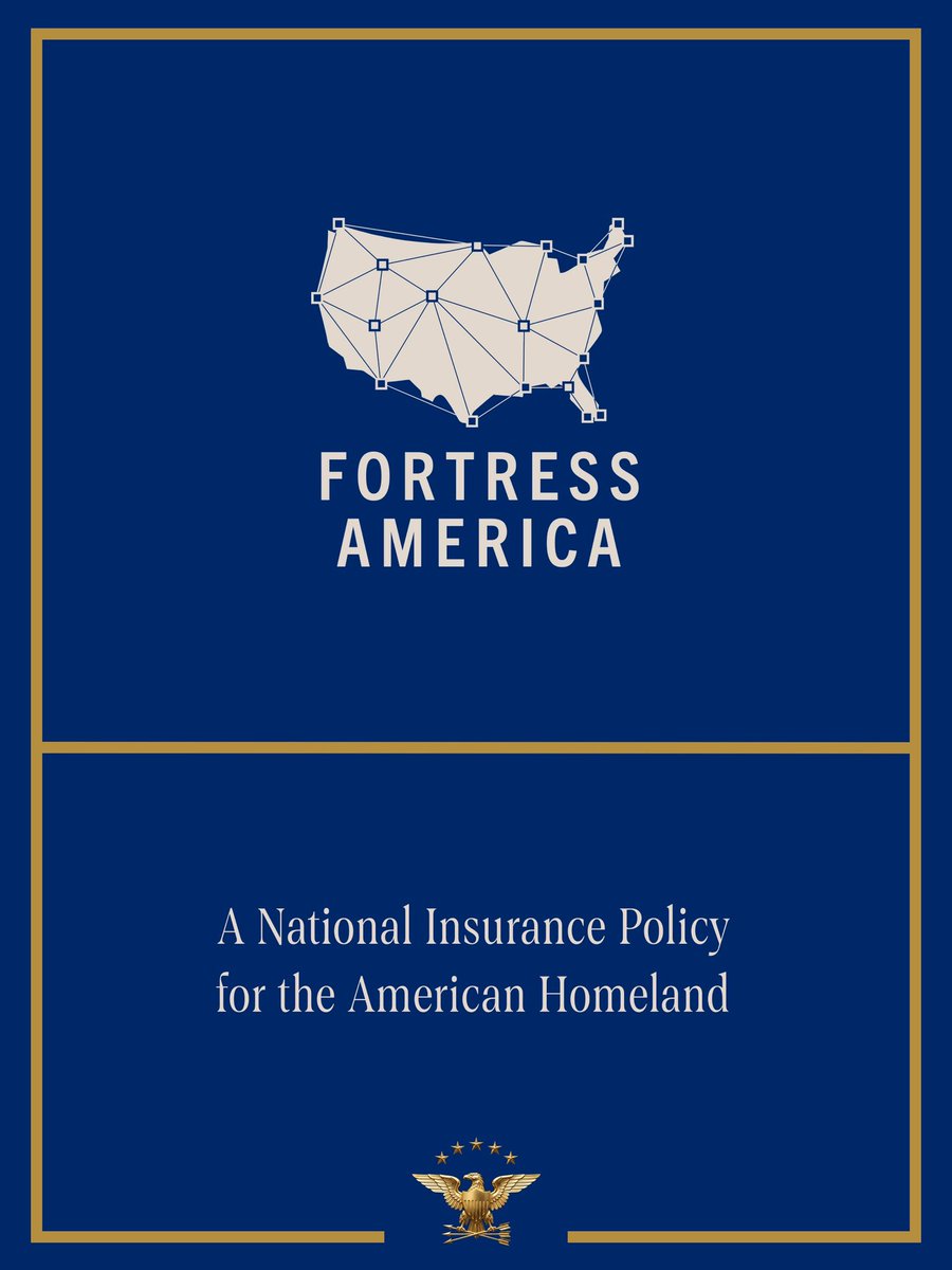 SeanParnellASW's tweet photo. Today, at Secretary Hegseth’s direction, the Department of War is announcing FORTRESS America—a national insurance policy for the American homeland.

Every major military installation in America will generate its own power.

We are bringing our critical supply chains home. 

We are building strategic reserves deep enough to fight through disruption.

We are securing the high ground and the airwaves—our satellites, our spectrum, and our ability to see, navigate, and communicate with one another.