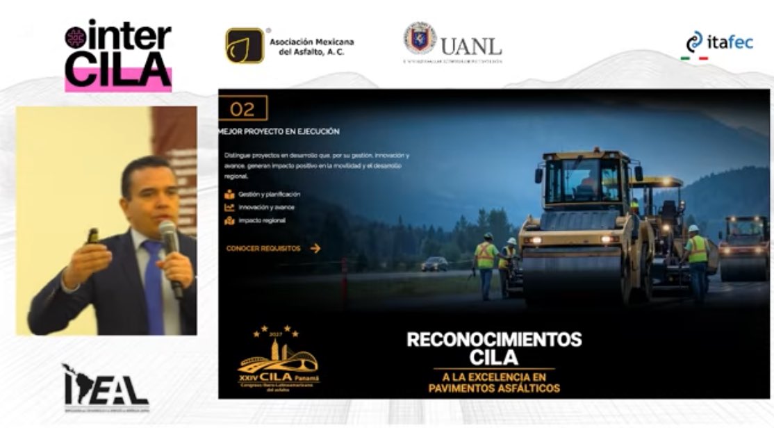 Perisandru's tweet photo. 🇵🇦 ¡Próxima estación: Panamá! José Manuel Cuadrado Valbuena nos invita a ser parte del XXIV CILA, el punto de encuentro por excelencia de la ingeniería vial y la tecnología del asfalto. ¡Agenden la fecha! 🛣️🏗️🌴
#CarreterasyAlgoMas #perisandru #interCILA #CILA #CILAPanamá #asfalto #AMAACMX

@interCILA @itafec_mx @Itafec