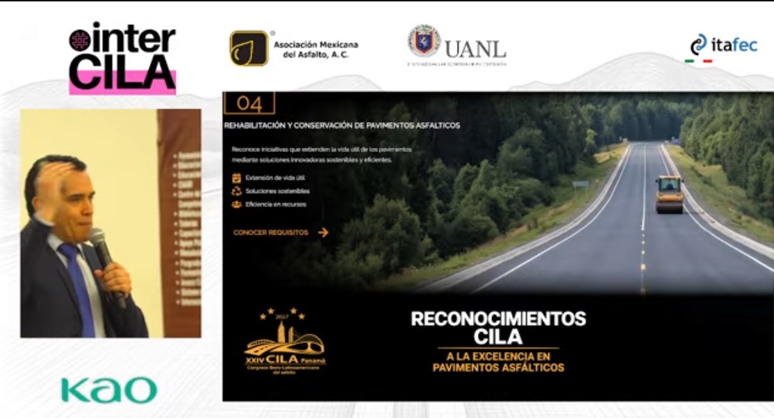 Perisandru's tweet photo. 🇵🇦 ¡Próxima estación: Panamá! José Manuel Cuadrado Valbuena nos invita a ser parte del XXIV CILA, el punto de encuentro por excelencia de la ingeniería vial y la tecnología del asfalto. ¡Agenden la fecha! 🛣️🏗️🌴
#CarreterasyAlgoMas #perisandru #interCILA #CILA #CILAPanamá #asfalto #AMAACMX

@interCILA @itafec_mx @Itafec