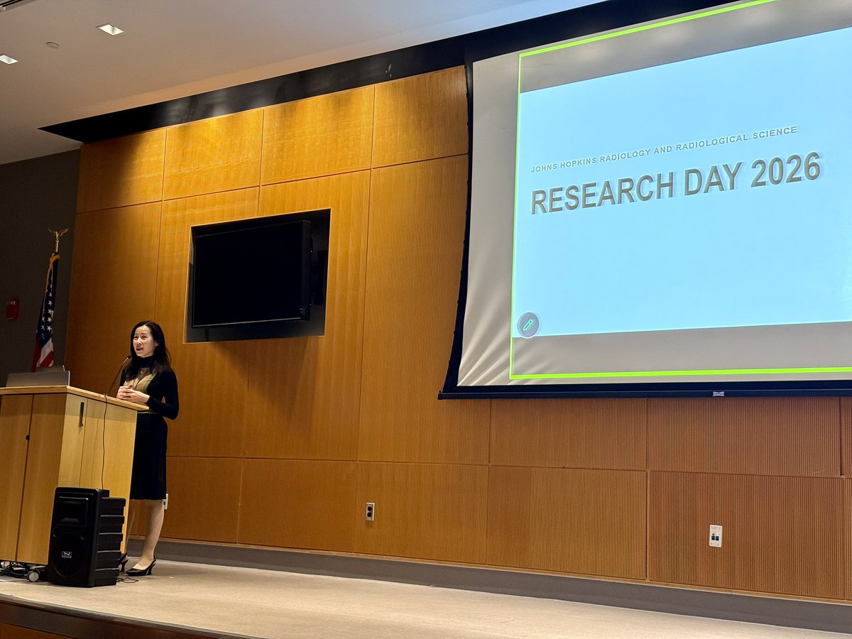 MahlaaRad's tweet photo. A beautiful opening to @Hopkins_Rad Radiology Research Day 2026 by @JennyKHoang:

“Life is short, the craft is long.”
Hippocrates https://t.co/eMGA0auZmL