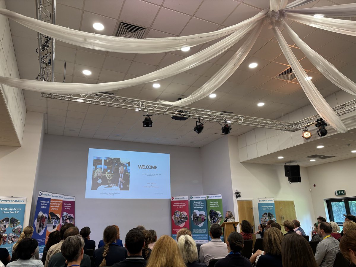 SomersetDofE's tweet photo. Great day with @sasp today - fantastic speakers with regards to #SomersetMoves including @alikervin and @AllForActivity @Sport_England and many more. #Inspirational #SASP @SomersetCouncil @SSESomerset @SSEoutdoors https://t.co/0S9WlJTLOw