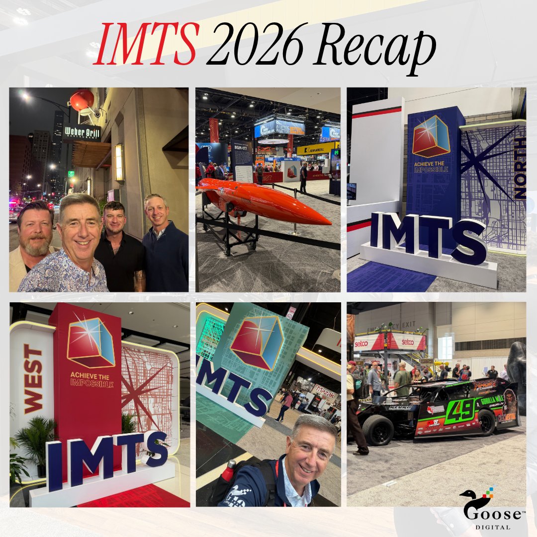 GooseDigital's tweet photo. Four days at IMTS 2026  proved that North American manufacturing is reindustrializing at speed, and intelligent marketing is essential to turning event investments into revenue.

Discover how to drive measurable trade show ROI in our full event recap: https://t.co/SUnNTdDRUj https://t.co/U82kXoiXYH