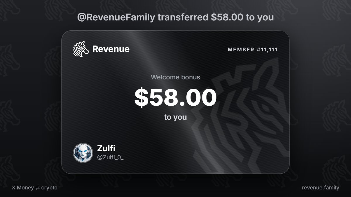 Zulfi_0_'s tweet photo. @RevenueFamily Showing $58.00 from @RevenueFamily https://t.co/YUrSooxgJz