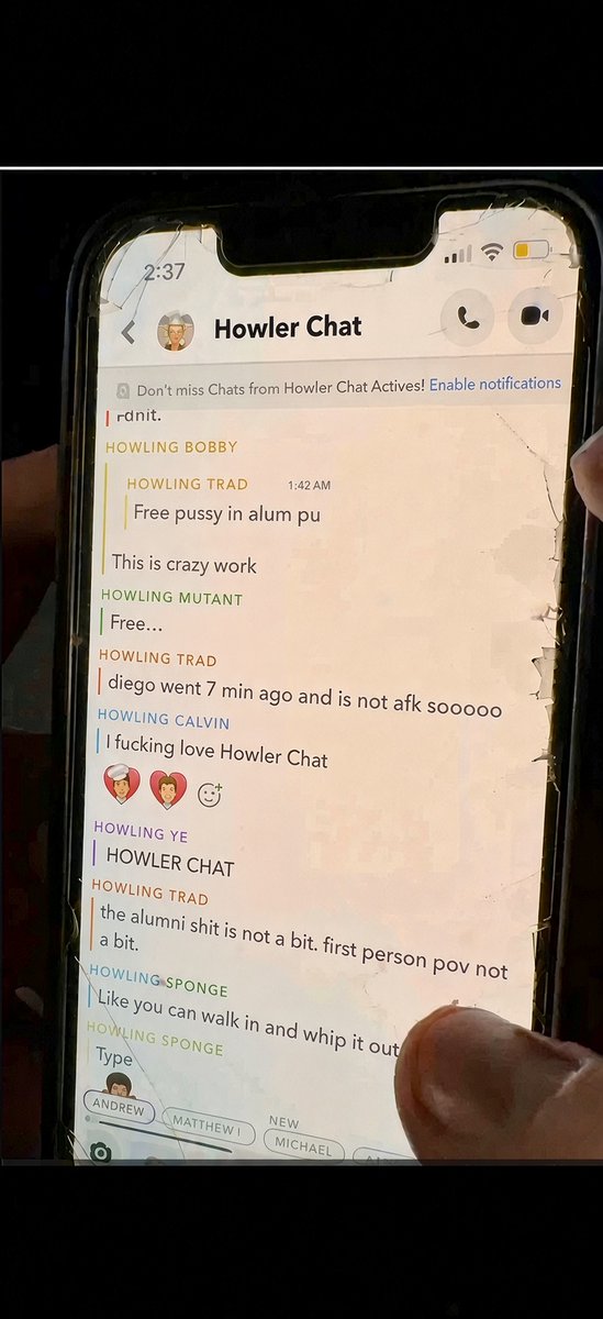 HowlingBobby0's tweet photo. The Howler Chat 8. https://t.co/HNanyiOPkk