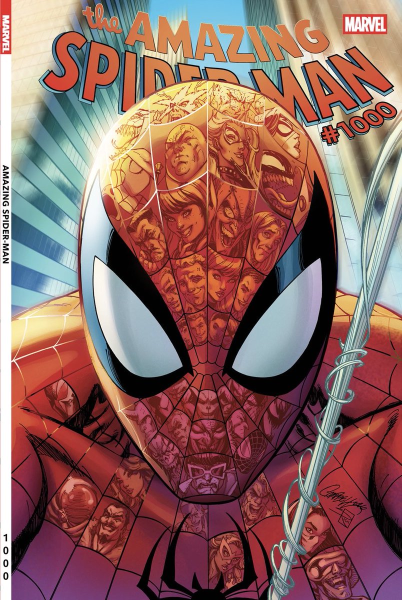 JScottCampbell's tweet photo. 🎊🕷️🎉🕸️ Happy Amazing Spider-Man # 1000 Day everybody! Hope everyone runs out to grab their copy of this @MarvelComicsHQ milestone TODAY!! @SpiderMan https://t.co/I2cQVzYq3o