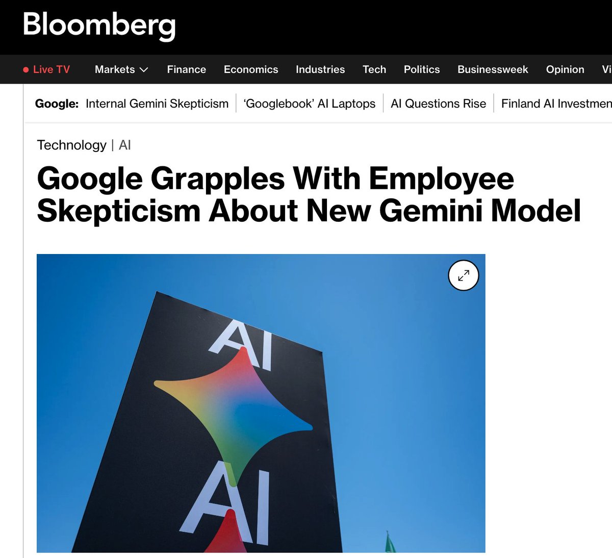 daveyalba's tweet photo. NEW: As Google unveils Gemini 4, sources tell us there's a gap b/w how it scores on benchmarks and how it performs on real-world tasks, including certain coding work. Internally, opinions are mixed on whether it has caught up to OpenAI &amp; Anthropic.

Scoop w/@byJuliaLove @EdLudlow https://t.co/YMowNvH76F