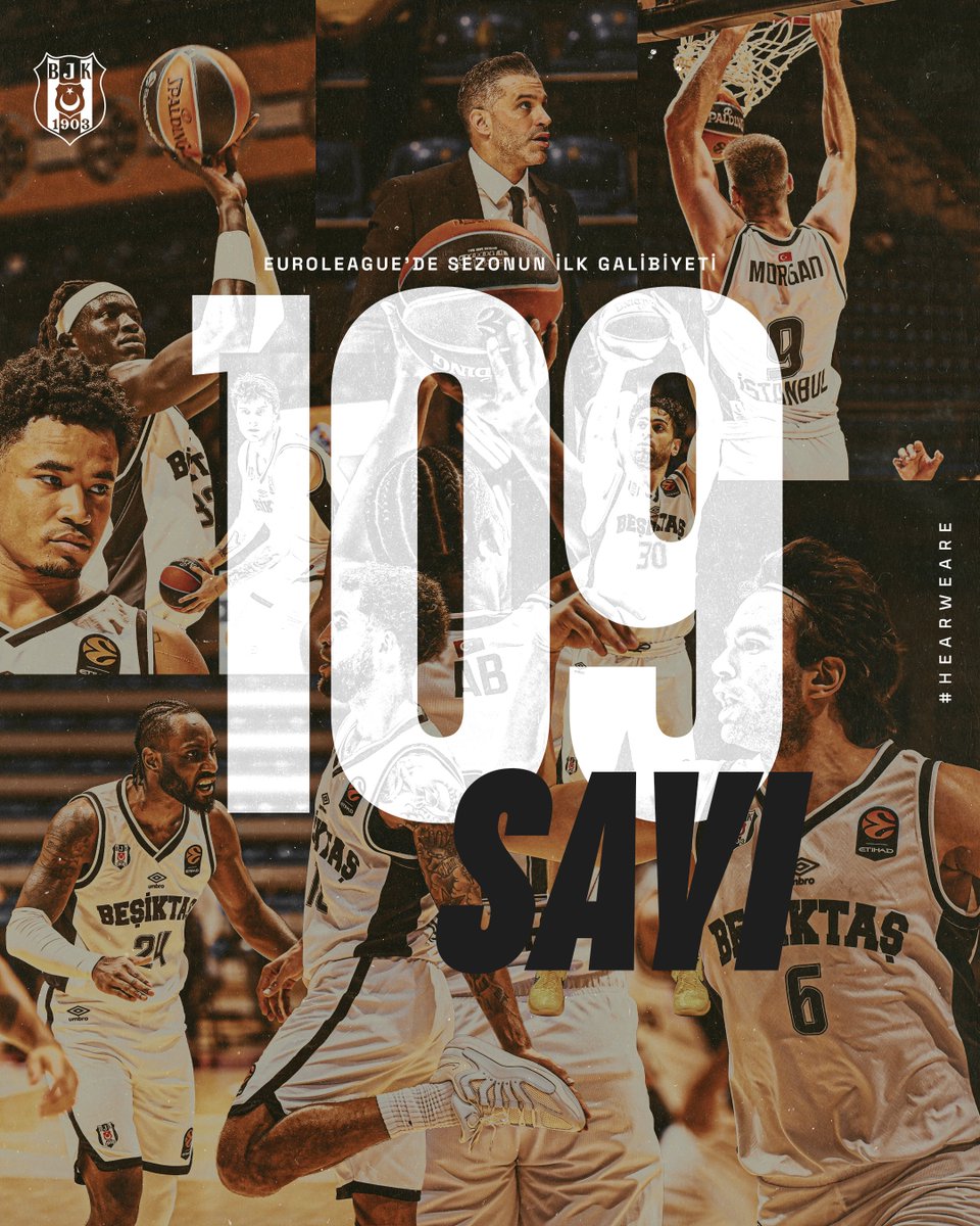BJK_Basketbol's tweet photo. EuroLeague tarihimizin en yüksek skorlu galibiyeti: 109 sayı. ✨

@EuroLeague | #HearWeAre 🦅 https://t.co/cb2dOQtNu9