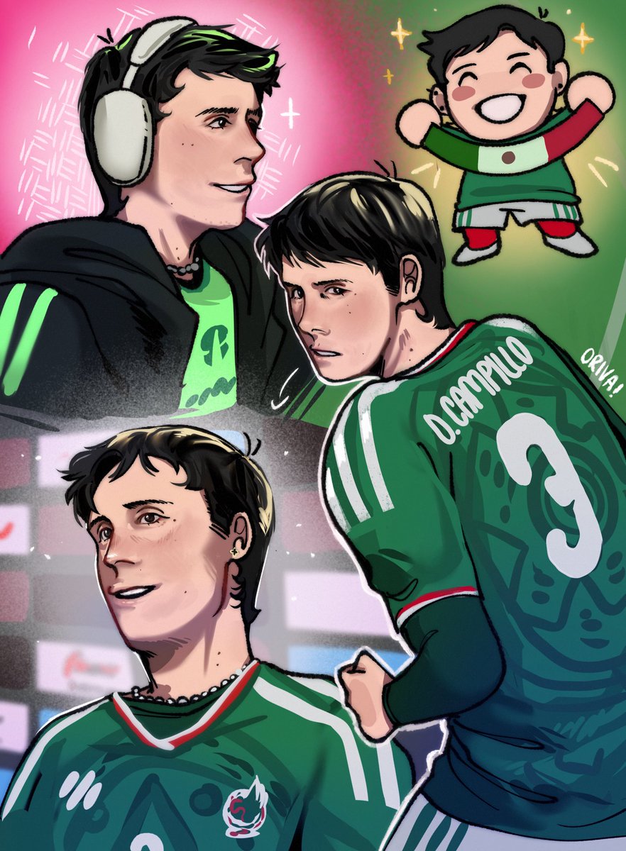 oreebaa's tweet photo. Mi chikitin, mi OC canon en la selección mexicana wujuuuu https://t.co/A2m4d2PAhk