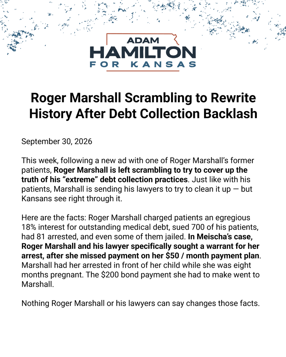 Hamilton4Kansas's tweet photo. Here are the facts. https://t.co/chu2b5LpEv