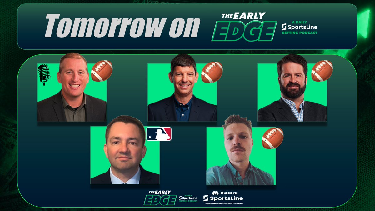 SportsLine's tweet photo. Lots of Thursday Night Football picks AND MLB Wild Card bets on deck tomorrow! 

WATCH at 10am ET: https://t.co/DZCL7rWOzM https://t.co/xP95Xz7caJ
