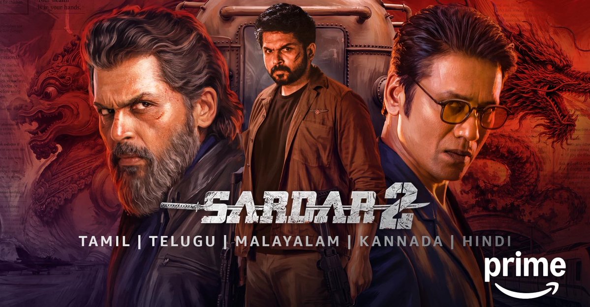 saloon_kada's tweet photo. Tamil Spy Thriller #SARDAR2 Streaming Now On Amazon Prime Videos🔥

Within 21 Days Of Theatrical Release!! https://t.co/2z1OLqx9AQ