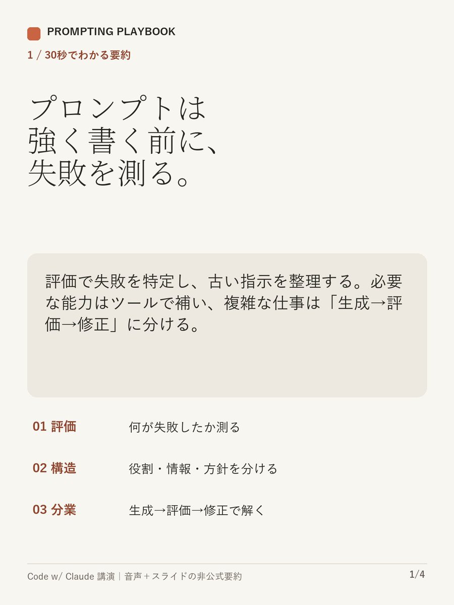 kaizen_ai_log's tweet photo. 動画の内容をまとめてみた。 https://t.co/TCmniGj5Lz
