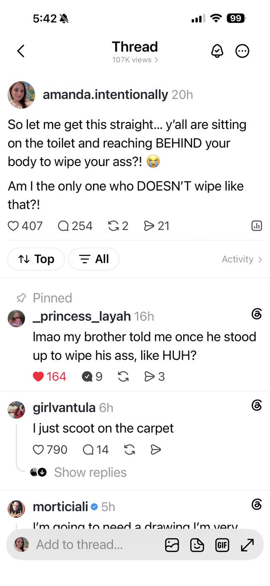amandaplsssss's tweet photo. @infectiouslove_ This was MY post and I wipe front to back lol https://t.co/yGMFLYPXjR