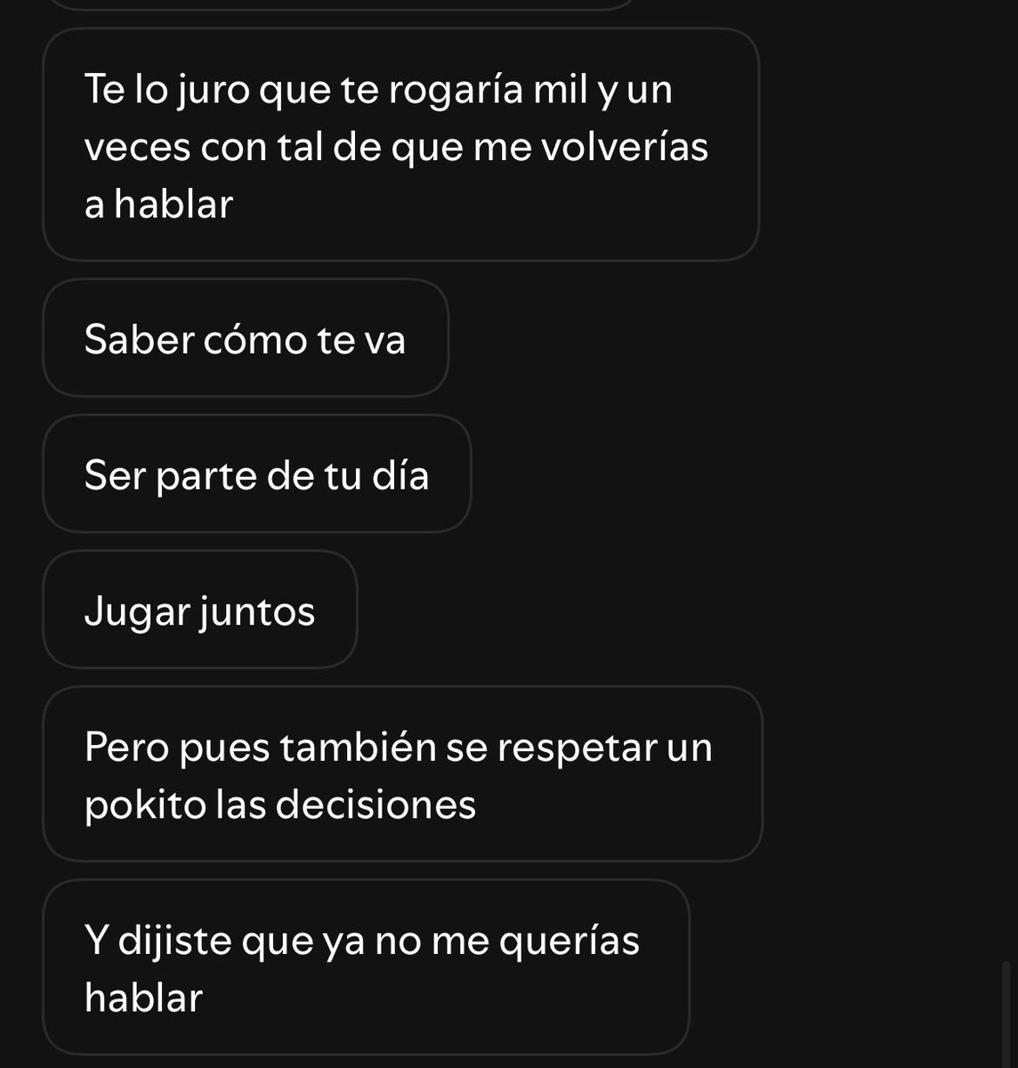michshadyy's tweet photo. me habló por spotify #mytype https://t.co/AShur34TRz