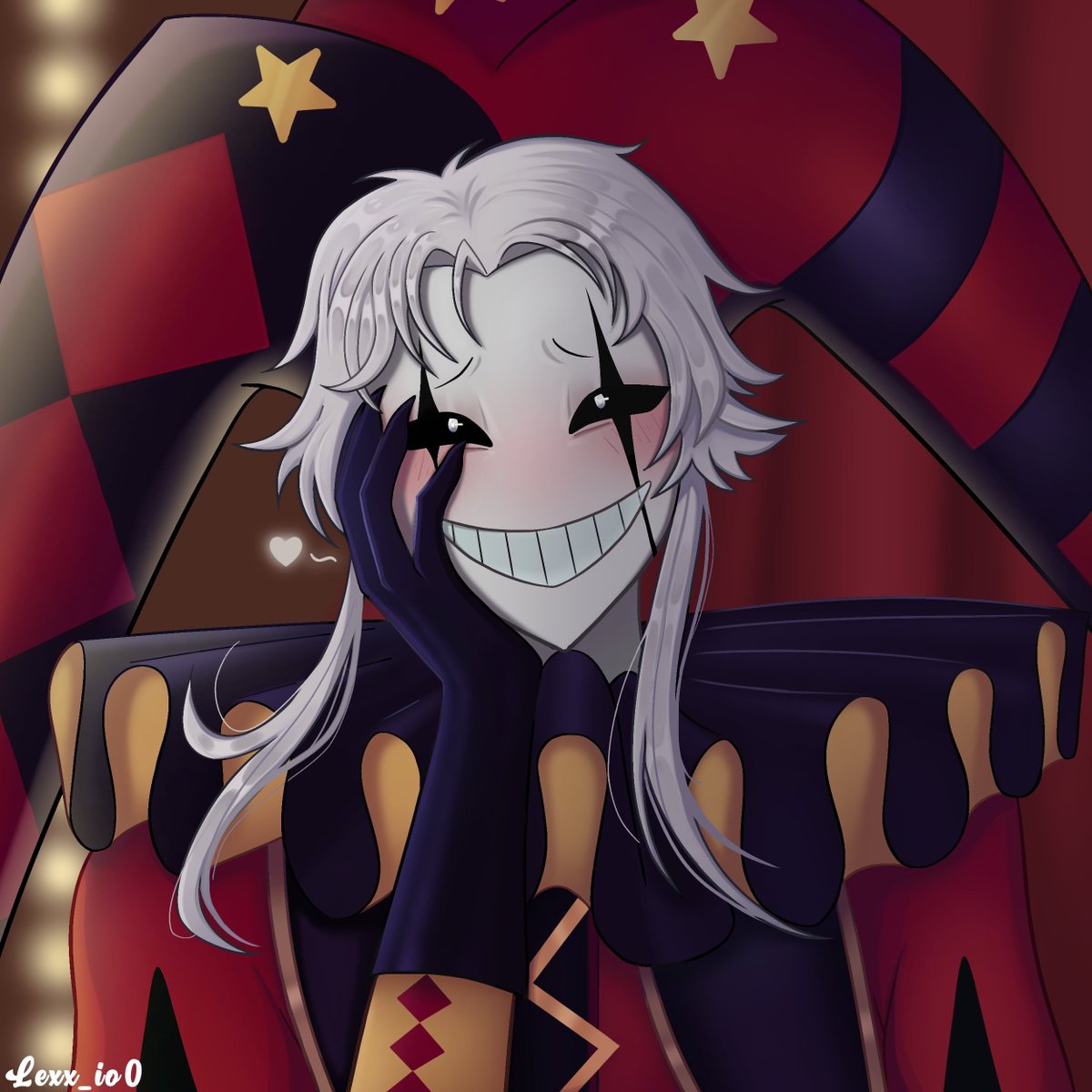 Lexx_io0's tweet photo. Pierrot my husband🗣🗣🔥

#freakcircus #pierrot #fanart https://t.co/kKe9T06ajx