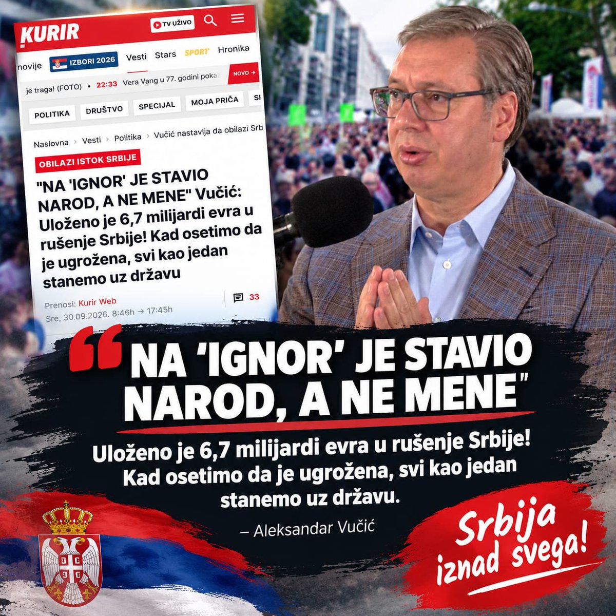 maticeva88's tweet photo. Srdanoviću, svaka mu je ka' Njegoševa,a? 😄🇷🇸 https://t.co/mPdb9OyKQe