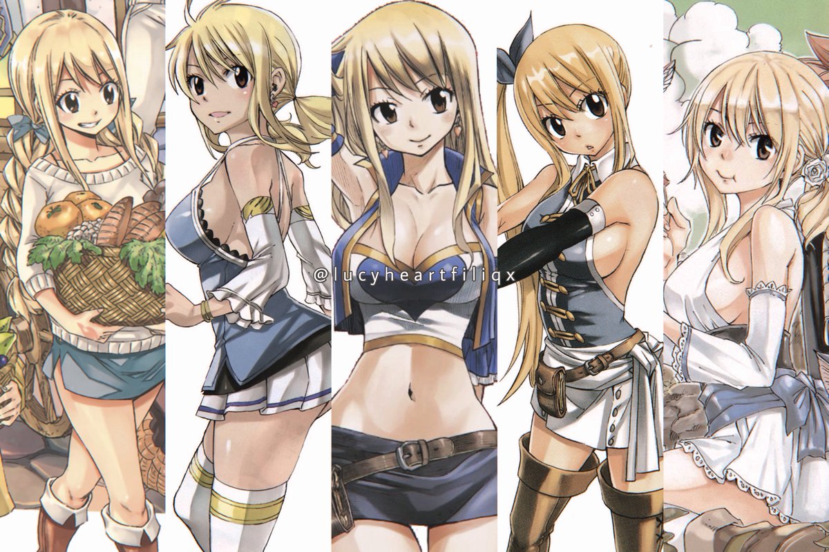 lucyheartfiliqx's tweet photo. it’s lucy heartfilia and her blue and white outfits against the world https://t.co/LTwBBVIDVF