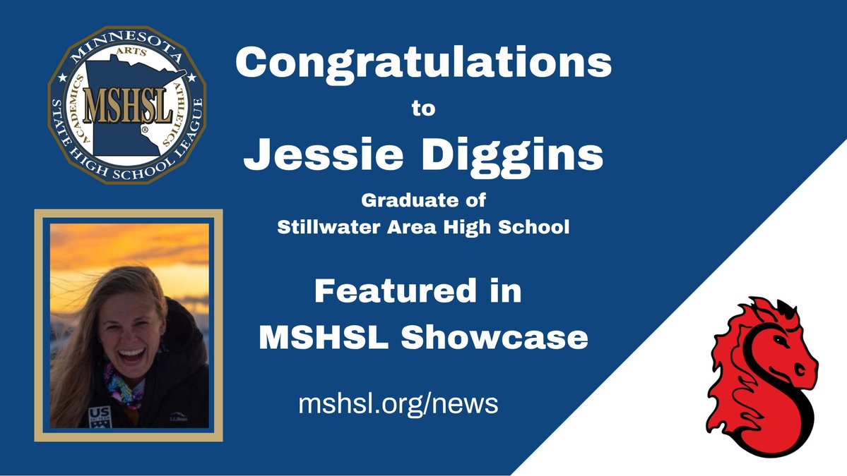MSHSL's tweet photo. Jessie Diggins is well-known for her cross country skiing prowess, having won four Olympic medals and four overall World Cup titles over her 15-year pro ski career. So what does the Stillwater Area grad do after retiring from skiing? She recently won the Women's Division of the 100-Mile Superior Fall Trail Race.

Read more about Diggins' transition to trail racing, courtesy National Public Radio: https://t.co/4bTb7tP5Qq