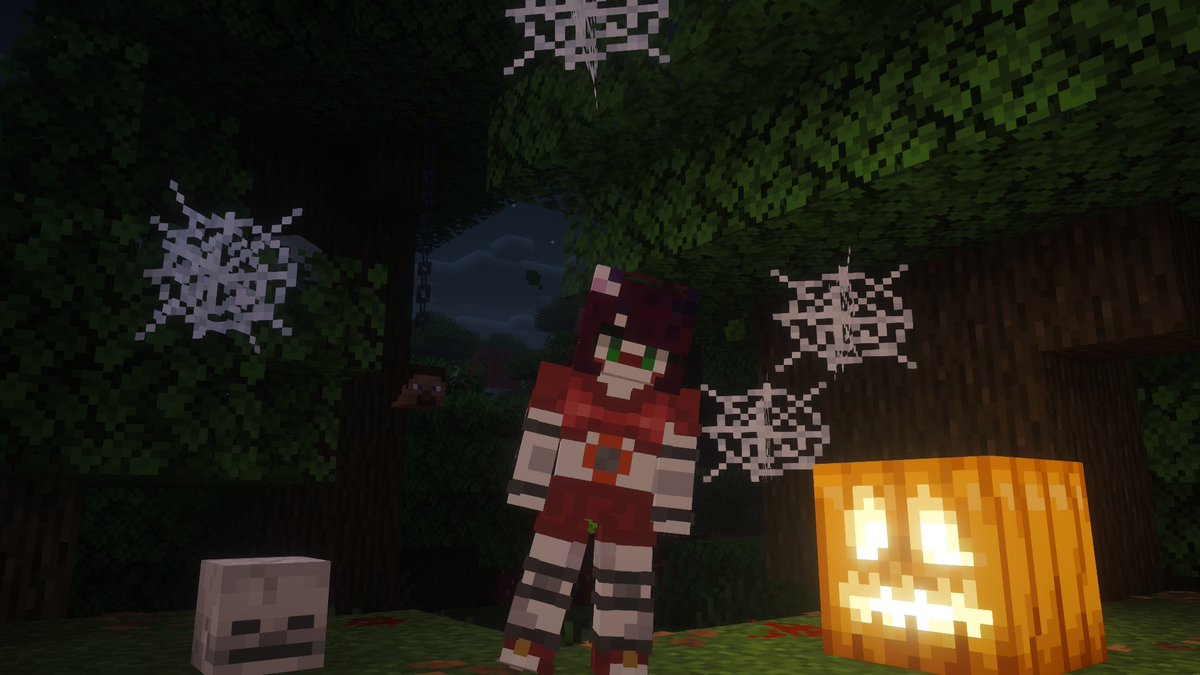 shunawaymc's tweet photo. halloween skin :d https://t.co/hahs72pEUY