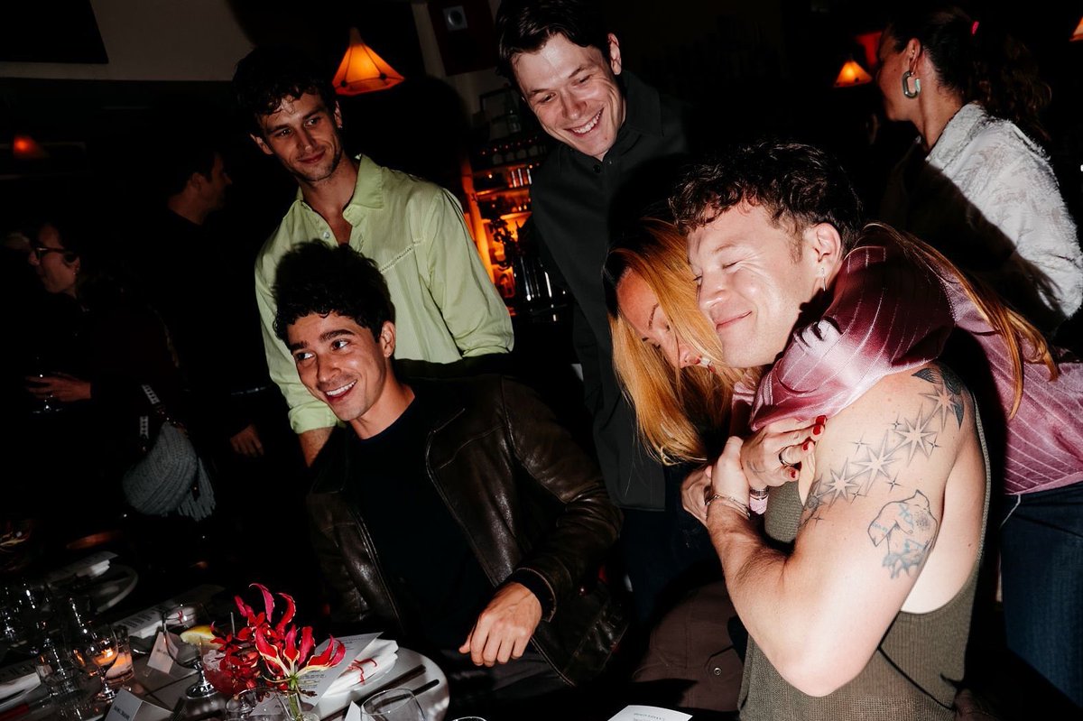 IsaacPowellHQ's tweet photo. Isaac Cole Powell, Brandon Flynn and Jack Cameron Kay at New York Magazine Men’s Style Issue Party held at Bistro Ha on September 29, 2026 in New York! https://t.co/i7gcXzOWk4