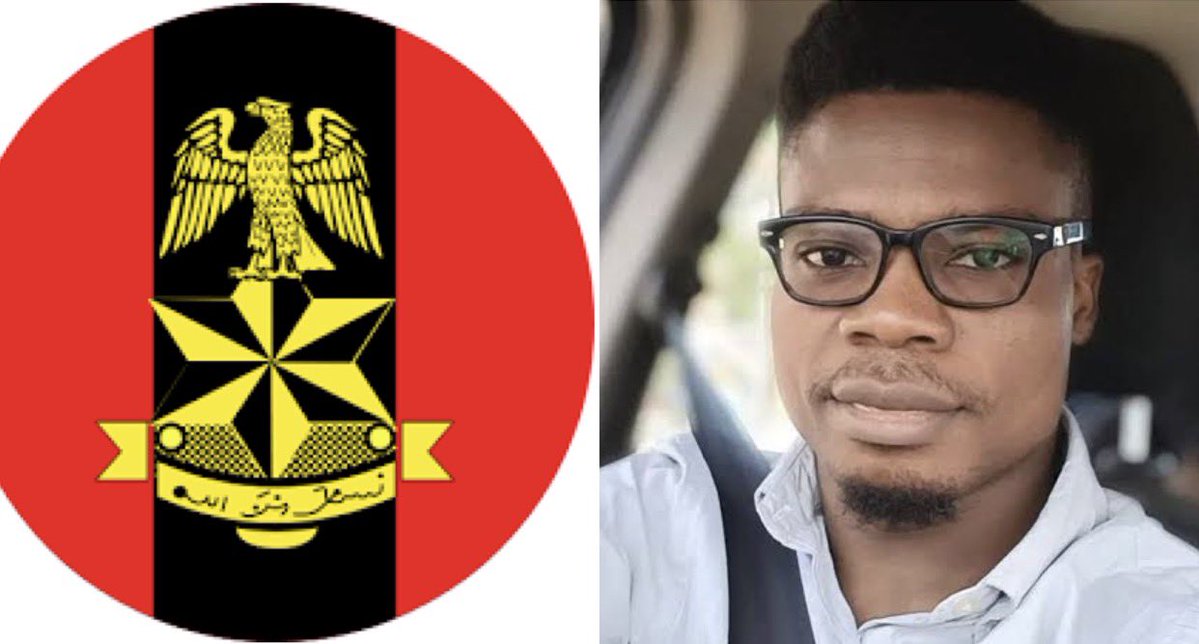 instablog9ja's tweet photo. Justice Crack sues Nigerian Army, COAS, AGF for ₦5bn over alleged arrest, detention, t%rture and humiliation https://t.co/KOMnSYaN7n