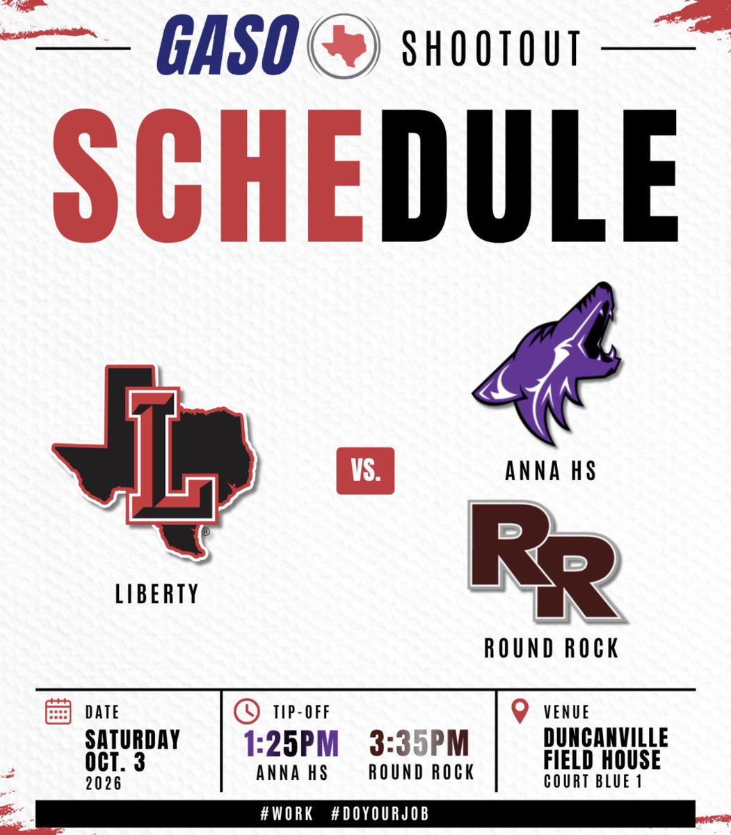 LibertyRedhawk's tweet photo. Back on the court this weekend at the @TexasHoopsGASO Fall Tour and @TeamAreteBB Shootout!

Come see the Redhawks!

#Work
#DoYourJob https://t.co/TMb2vl00d2