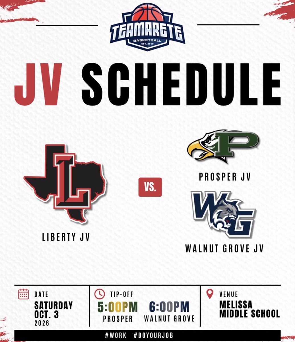 LibertyRedhawk's tweet photo. Back on the court this weekend at the @TexasHoopsGASO Fall Tour and @TeamAreteBB Shootout!

Come see the Redhawks!

#Work
#DoYourJob https://t.co/TMb2vl00d2
