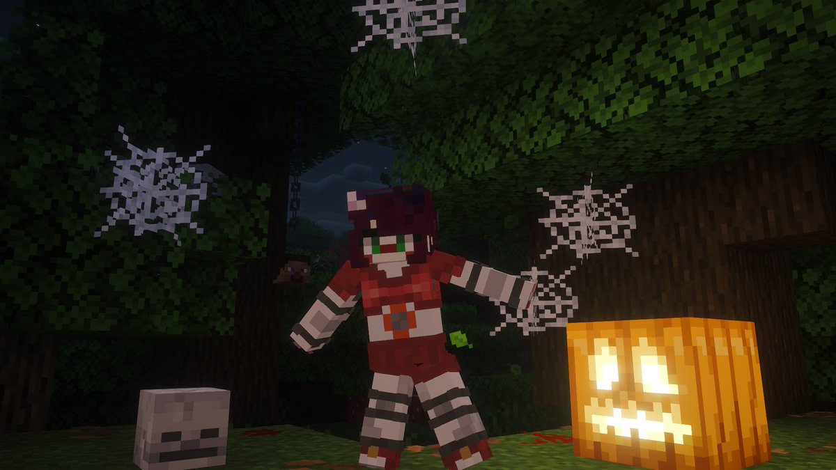 shunawaymc's tweet photo. halloween skin :d https://t.co/hahs72pEUY