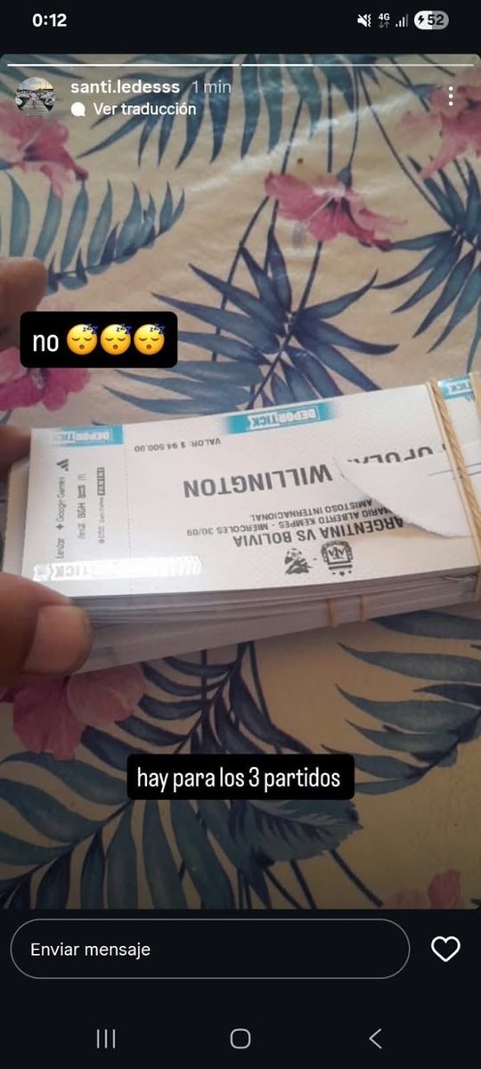 futbolanal's tweet photo. ❌🎫🇦🇷 LAS ENTRADAS QUE NO CONSEGUISTE PARA VER A MESSI, SON VENDIDAS POR SECANUCAS POR INSTAGRAM❗️

🔥 ¡Hasta dirigentes del club ignoto San Miguel las revenden en redes!

👉 Este sería el mecanismo que tendría la AFA de Tapia y Toviggino para “comprar voluntades”
@juanmatucci https://t.co/padKGtxuxF