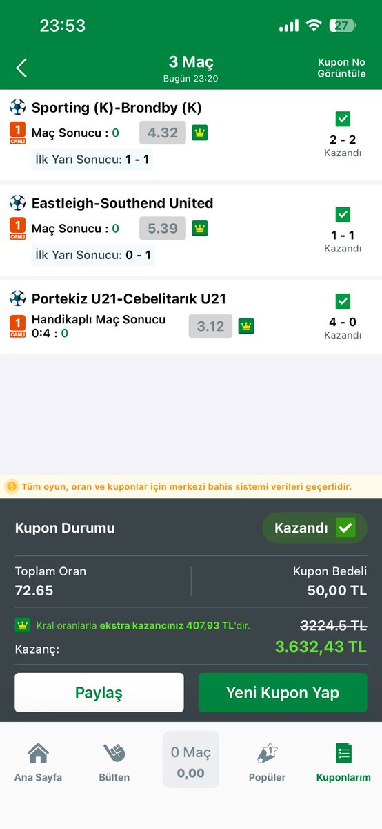 HalftimeTR's tweet photo. Sigara içerken rastgele yaptığım kupona bak agsgsggsgsgs

https://t.co/4cB7pxxtUj'daki Kuponum; https://t.co/v4pUzoZsEh https://t.co/5b2SLaEc3A