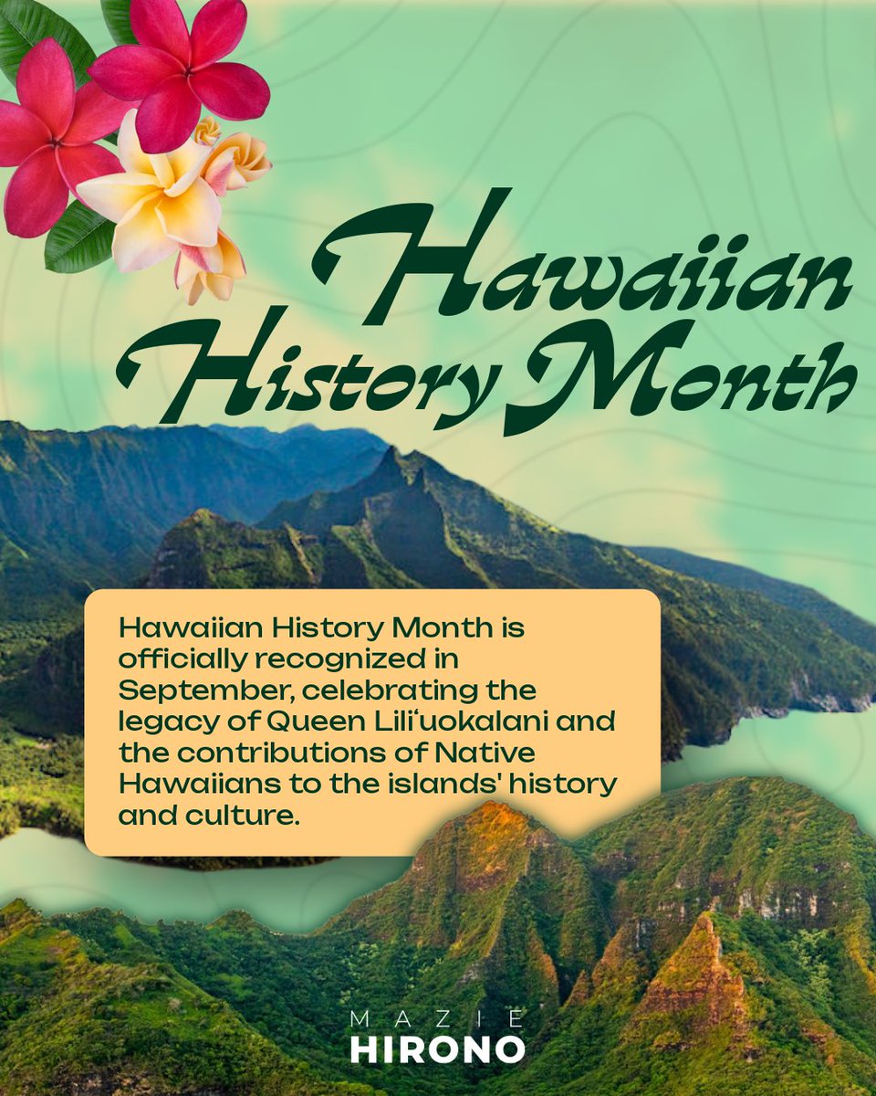 maziehirono's tweet photo. This September marked the second official Hawaiian History Month!

A time to celebrate Hawaii's rich history and recognize the immeasurable contributions Native Hawaiians have made — and continue to make — to perpetuate Hawaiian culture both in our beautiful state and across the nation.