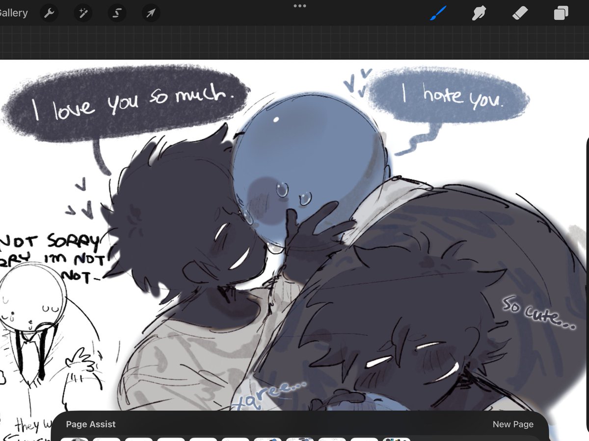 poopshitter6000's tweet photo. quick falqree doodles lol i love these two #falsity #xqree https://t.co/6iDXj6PpEE